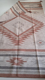 Brown  Southwestern style Rug, 100% wool Navajo rug | 8x10ft, 10x14 rug, oversized grey southwestern rug, native American style  rug