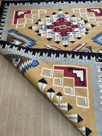 Southwestern Navajo Style Rug 8x10, Boho Aztec Tribal Area Rug, Handwoven Wool Carpet, Rustic Western Living Room Decor