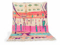 Colourful Azilal Berber Rug – Handknotted Wool Rug, Colorful Boho Shag Rug, Thick Plush Area Rug, Custom Sizes Available