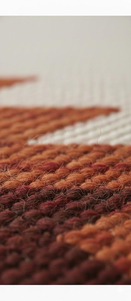 Brown Rust kilim Runner Rug | Handmade Staircase Rug| Tribal Kitchen Runner | Boho Corridor Rug | Wool Aztec Hallway Runner
