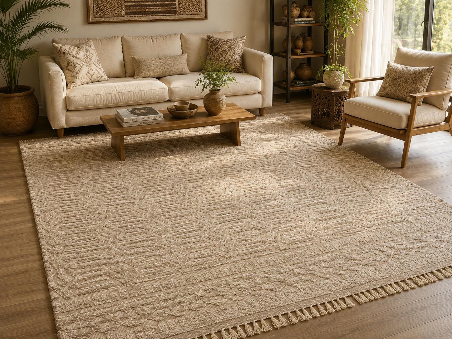 hand knotted wool rug, Handmade Contemporary Rug, modern  Bedroom Living Room Rug,   soft pile Carpet, Custom color rug