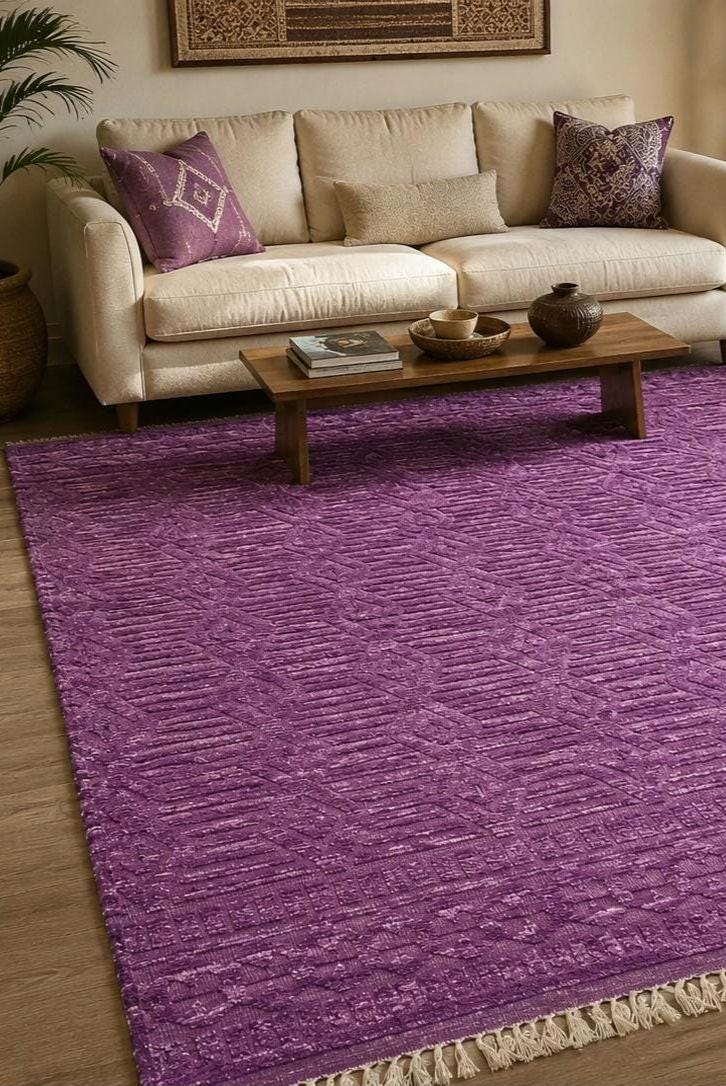hand knotted wool rug, Handmade Contemporary Rug, modern  Bedroom Living Room Rug,   soft pile Carpet, Custom color rug