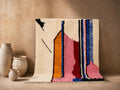 Moroccan Azilal Rug – Handknotted Wool, Colorful Boho Shag, Thick Plush Area Rug