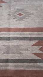 Brown  Southwestern style Rug, 100% wool Navajo rug | 8x10ft, 10x14 rug, oversized grey southwestern rug, native American style  rug