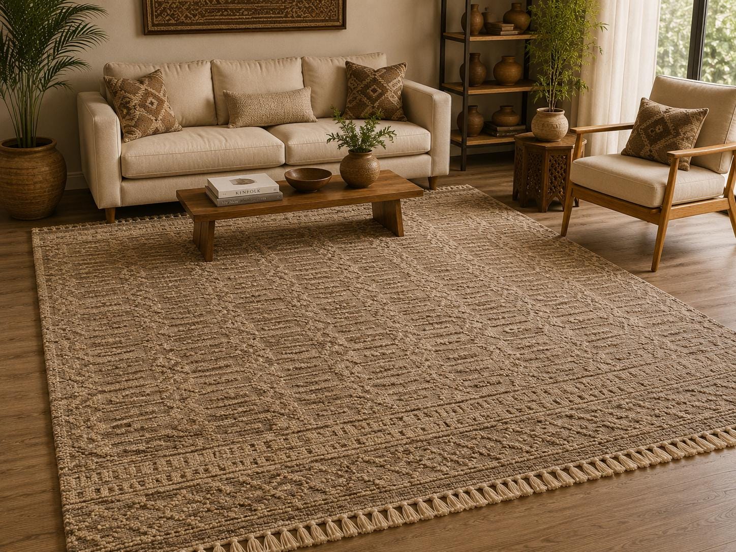 hand knotted wool rug, Handmade Contemporary Rug, modern  Bedroom Living Room Rug,   soft pile Carpet, Custom color rug