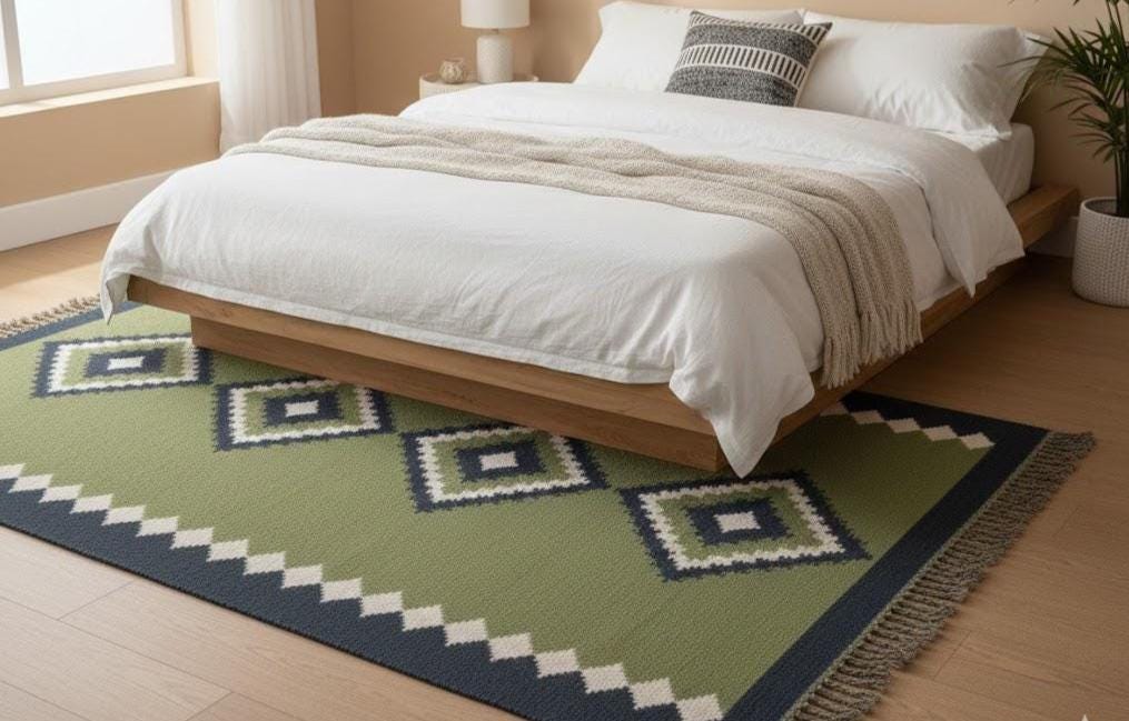Green Kilim Runner Rug, Kitchen Corridor Runner, Hallway Runner Rug, Blue Green Tribal Runner, Long Hallway Carpet, 3x12 Runner Rug