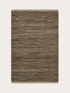 Brown Wool Kilim Rug, Handloom wool Area Rug, Rustic Boho Wool Rug, Tribal Flatweave Bedroom Living Room Rug