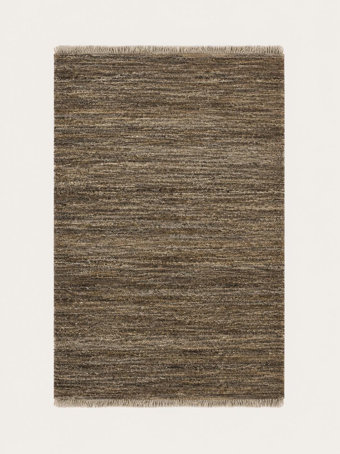 Brown Wool Kilim Rug, Handloom wool Area Rug, Rustic Boho Wool Rug, Tribal Flatweave Bedroom Living Room Rug