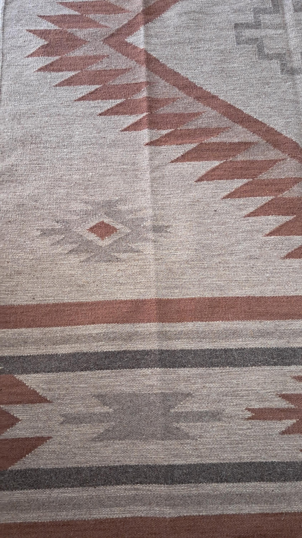 Brown  Southwestern style Rug, 100% wool Navajo rug | 8x10ft, 10x14 rug, oversized grey southwestern rug, native American style  rug