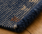 Hand Knotted blue Gabbeh Wool Rug – Traditional & Modern Area Rug
