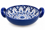 Blue Mandala Bowl — Hand-Painted Blue Pottery