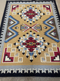 Southwestern Navajo Style Rug 8x10, Boho Aztec Tribal Area Rug, Handwoven Wool Carpet, Rustic Western Living Room Decor