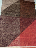Terracotta kilim rug, brown tones runner rug, wool rug, earthy tones wool kilim | vintage inspired rug
