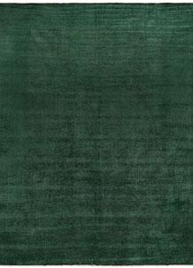 Hand-Knotted Gabbeh Wool Rug – Modern Persian Plush Pile Rug, Blue-Green/Sage