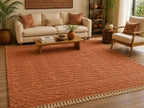 hand knotted wool rug, Handmade Contemporary Rug, modern  Bedroom Living Room Rug,   soft pile Carpet, Custom color rug