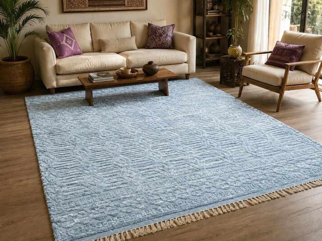 hand knotted wool rug, Handmade Contemporary Rug, modern  Bedroom Living Room Rug,   soft pile Carpet, Custom color rug