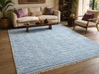 hand knotted wool rug, Handmade Contemporary Rug, modern  Bedroom Living Room Rug,   soft pile Carpet, Custom color rug