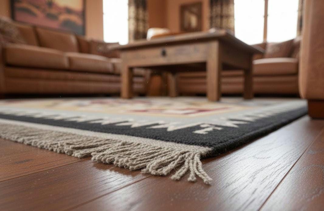 10x12 Handmade Yellow Navajo Kilim | Handwoven Southwestern Wool Rug| Native American Oversized Rug|Handcrafted Tribal Flatweave Area Carpet