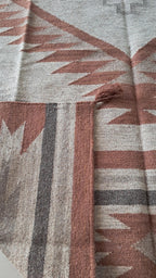 Brown  Southwestern style Rug, 100% wool Navajo rug | 8x10ft, 10x14 rug, oversized grey southwestern rug, native American style  rug